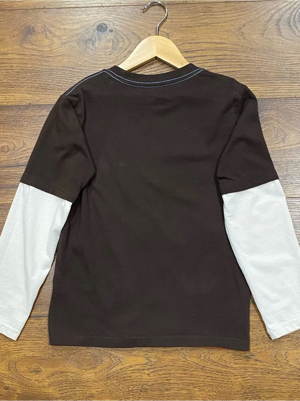 Gymboree Boy’s ‘Country Charm’ Brown Deer Long-Sleeve Tee Size 7